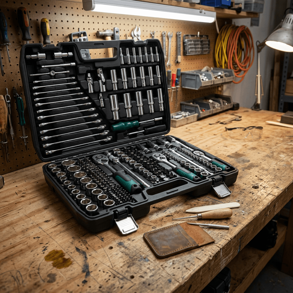 Tool set product photo – after